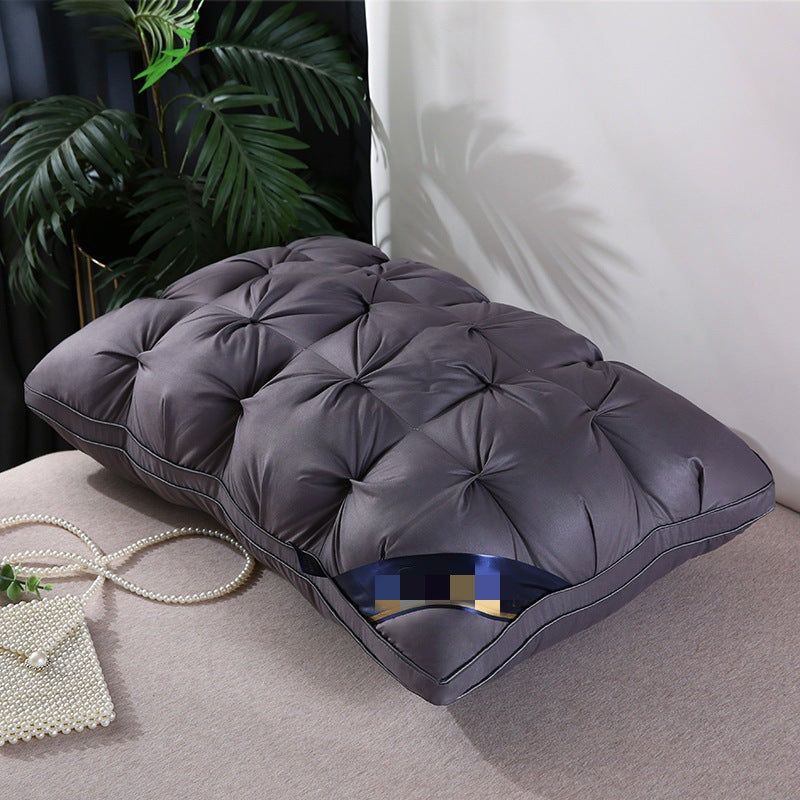 Twisted Feather Velvet Cervical Support Pillow