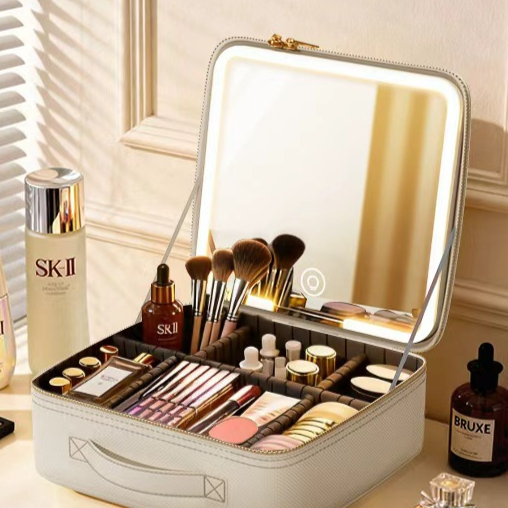 LED makeup bag