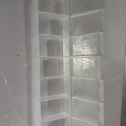 7 Compartment Portable Pill Organizer Box