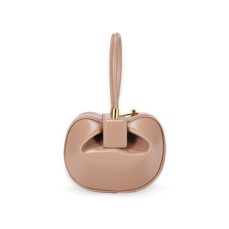 Women's Genuine Leather Dumpling Shoulder Bag
