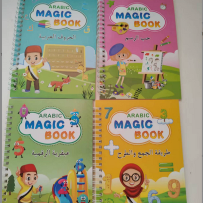 Reusable Magic Groove Calligraphy Practice Books