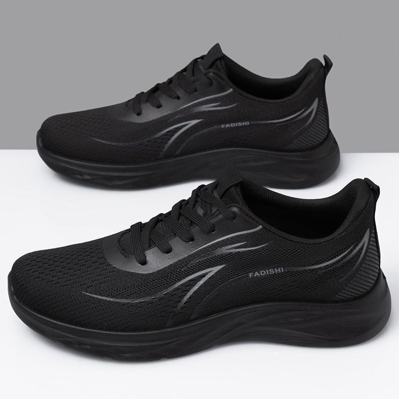 Mens Flyknit Mesh Breathable Casual Sneakers