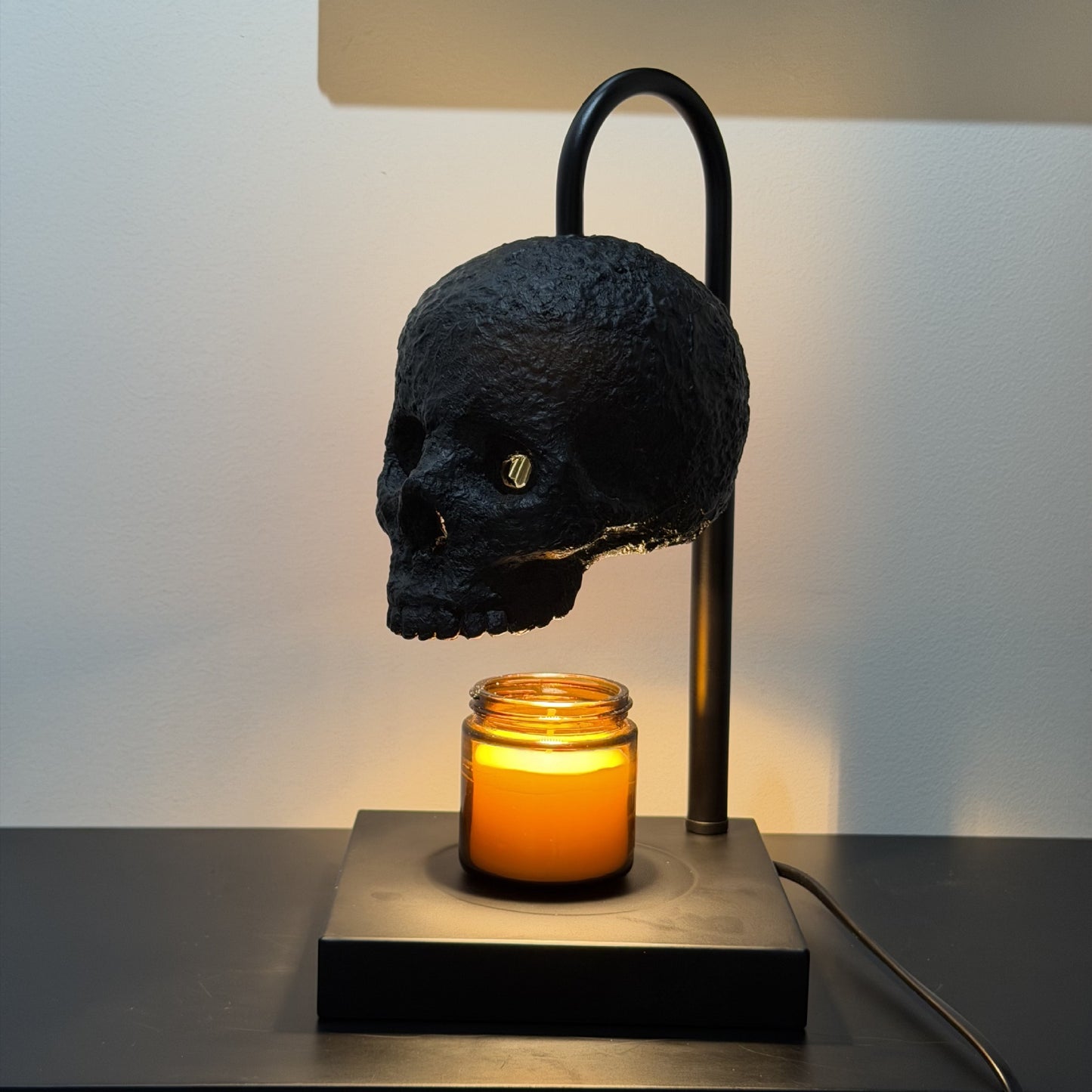 Skull Shaped Adjustable Table Lamp