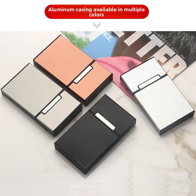 Aluminum Alloy Flip Top Cigarette Case
