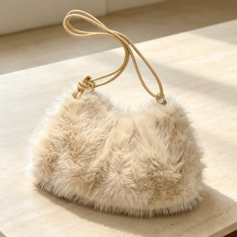 Plush Cloud Crossbody Bag for Women