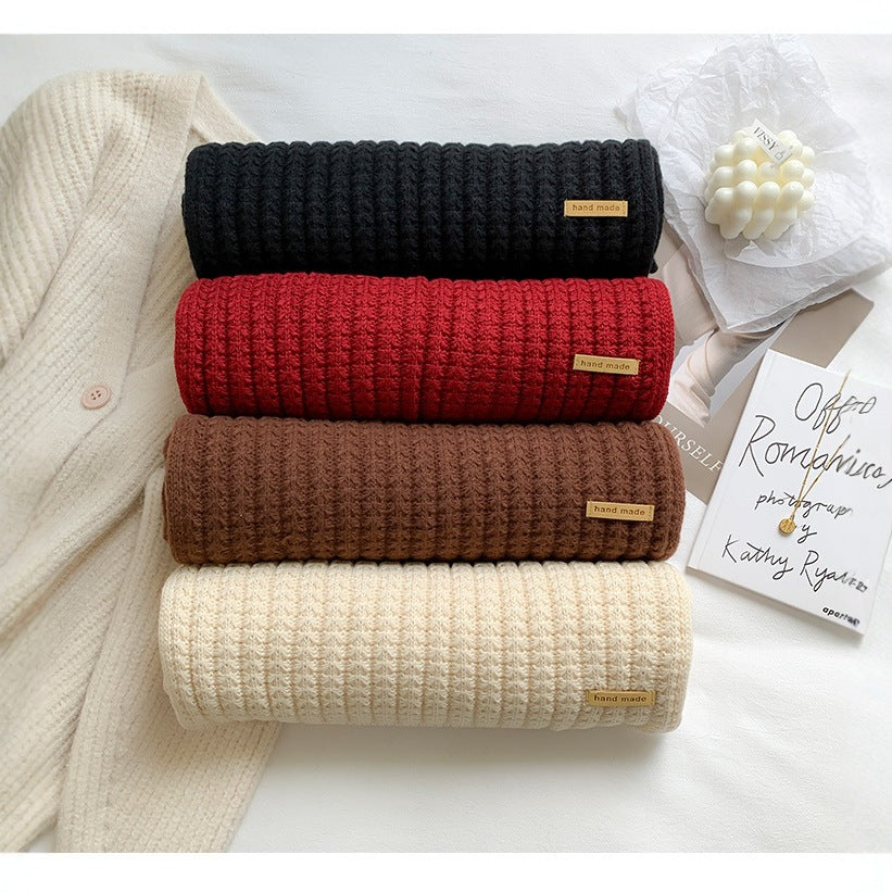 Korean Style Knitted Wool Scarf