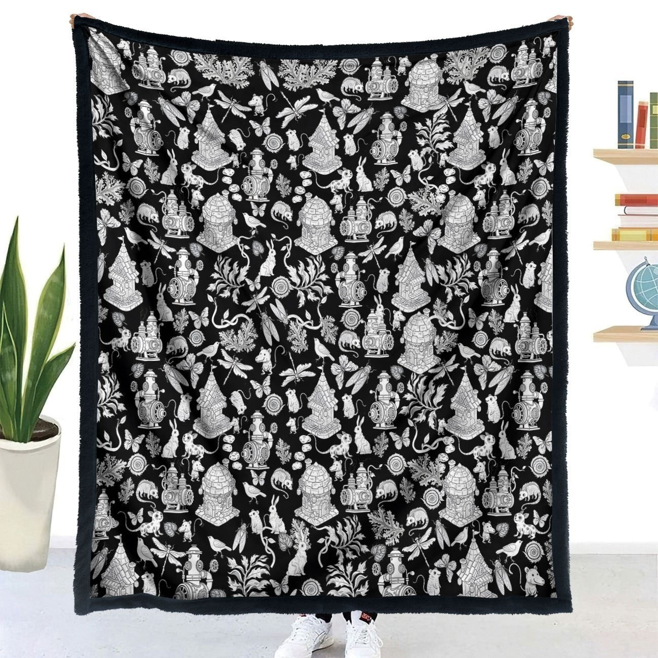 Handmade colored brush coloring mat
