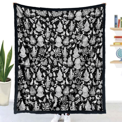 Handmade colored brush coloring mat