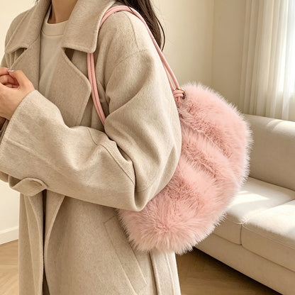 Plush Cloud Crossbody Bag for Women