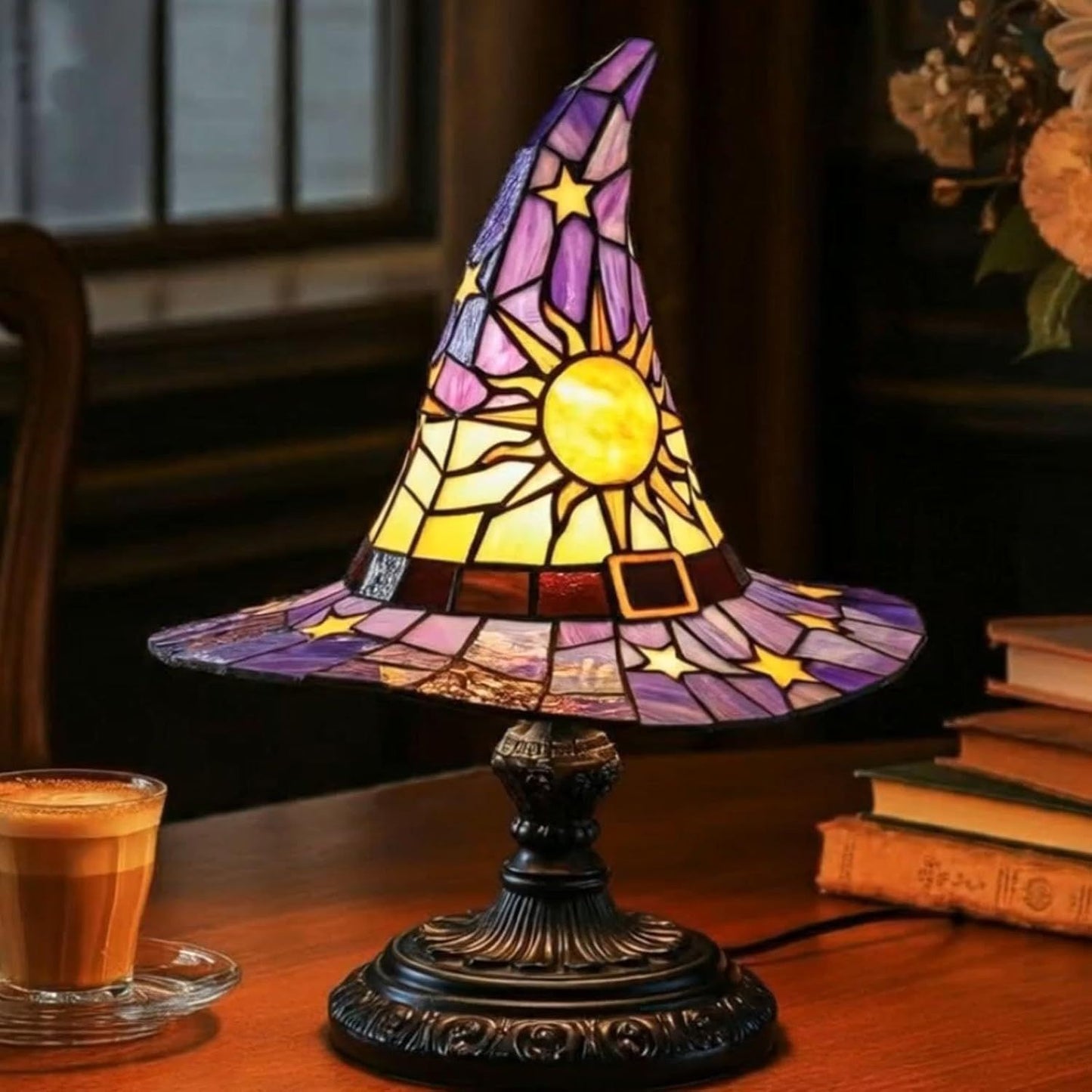 Witch hat lamp ornaments