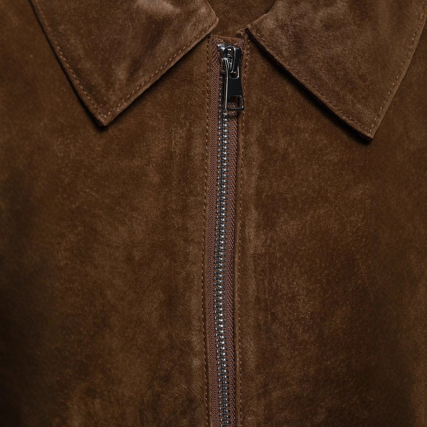 Simple Versatile Long-Sleeve Jacket Suede Coat