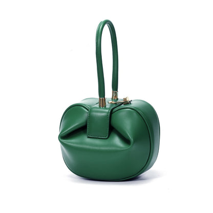 Women's Genuine Leather Dumpling Shoulder Bag