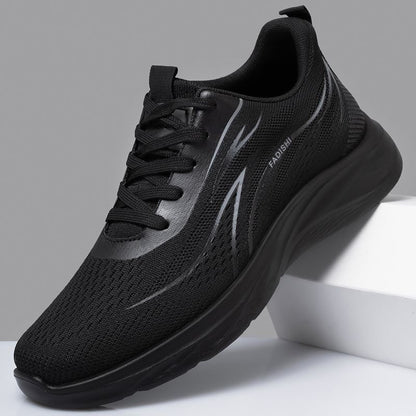 Mens Flyknit Mesh Breathable Casual Sneakers