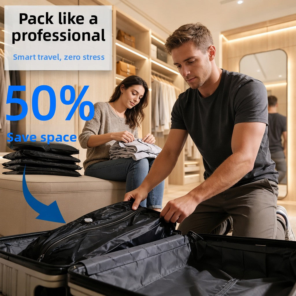 Vacuum Compression Storage Travel Bag