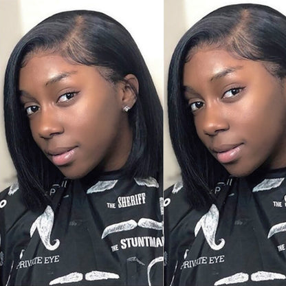 Short straight wig
