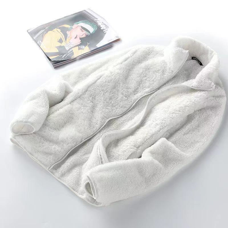 Double-Sided Plush Velvet Jacket