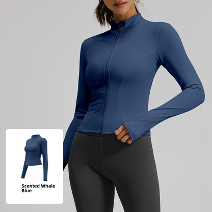 Women's fitted stretch yoga top