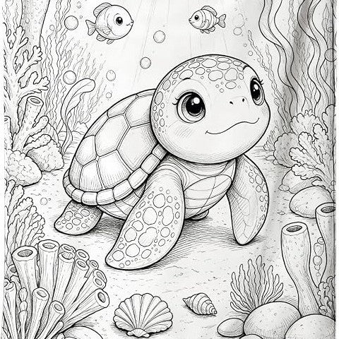 Handmade colored brush coloring mat