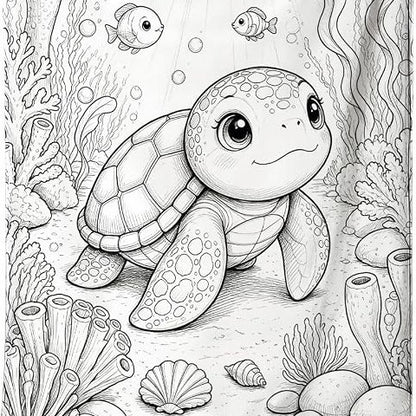Handmade colored brush coloring mat