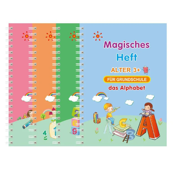 Reusable Magic Groove Calligraphy Practice Books
