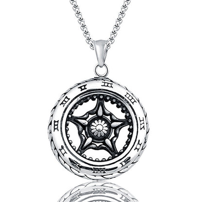 Hip Hop Titanium Steel Necklace Pendant