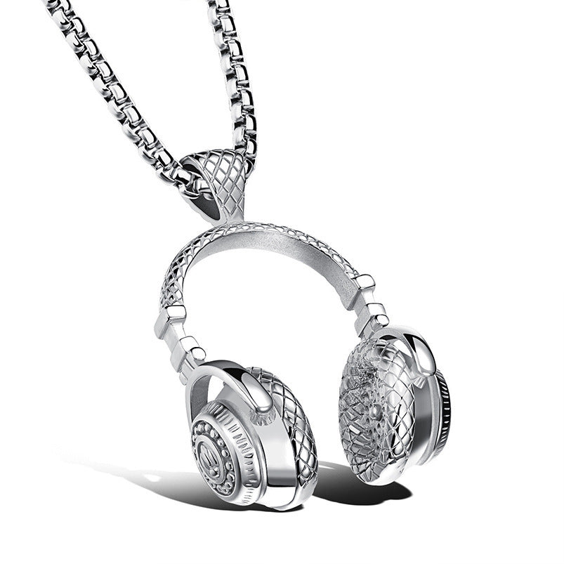 Hip Hop Titanium Steel Necklace Pendant
