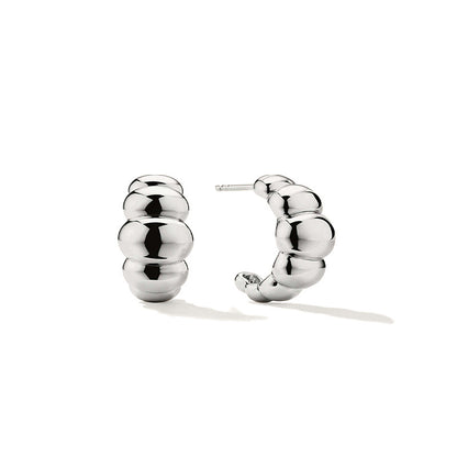 Geometric Twisted Stud Earrings