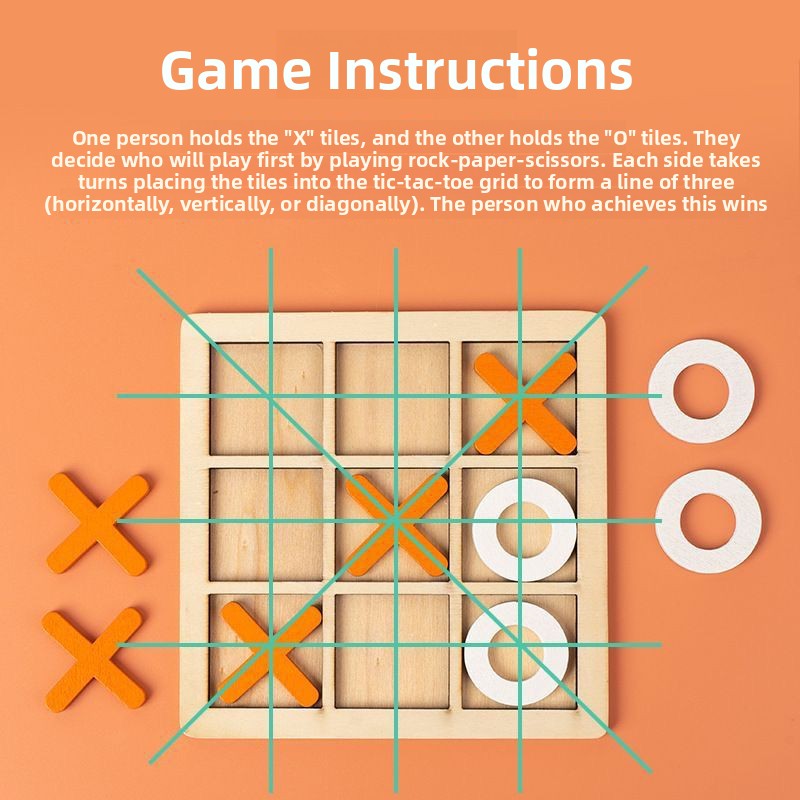 Xo Tic-Tac-Toe Children's Early Education Educational Toys