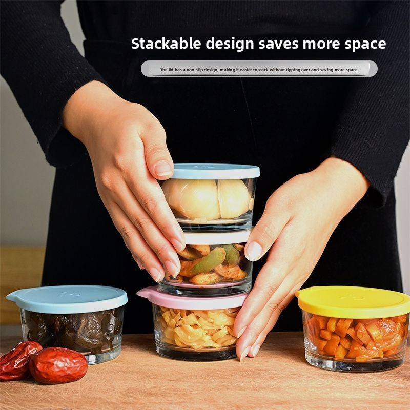 Pickles Fresh-keeping Box with Lid Glass Fresh-keeping Box for Refrigerator