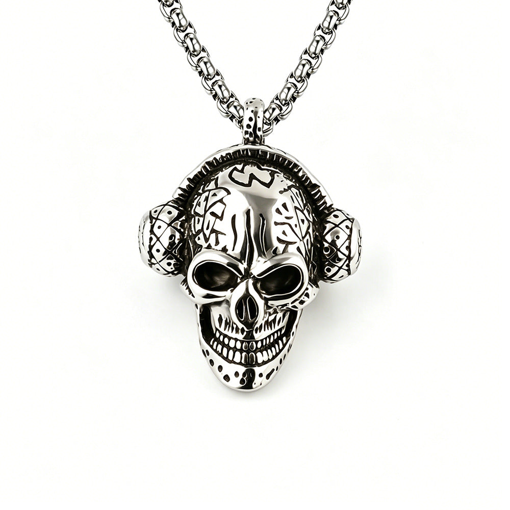 Hip Hop Titanium Steel Necklace Pendant