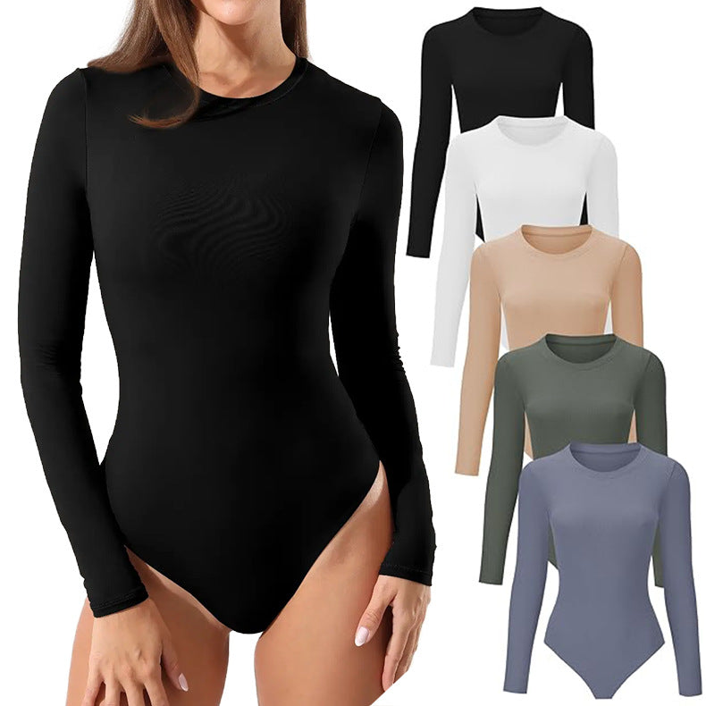 Womens Long Sleeve Shapewear Bodysuit