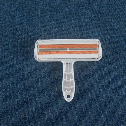 Roller lint remover brush