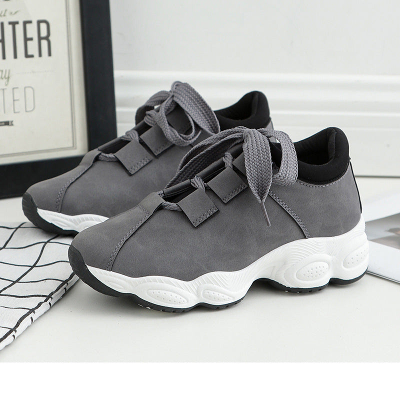 Women Casual Sports Shoes Thick Sole Running Sneakers