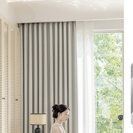Double Sided Blackout Chenille Curtains