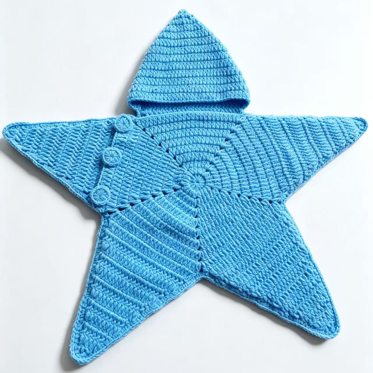 Baby Star Crochet Knit Suit