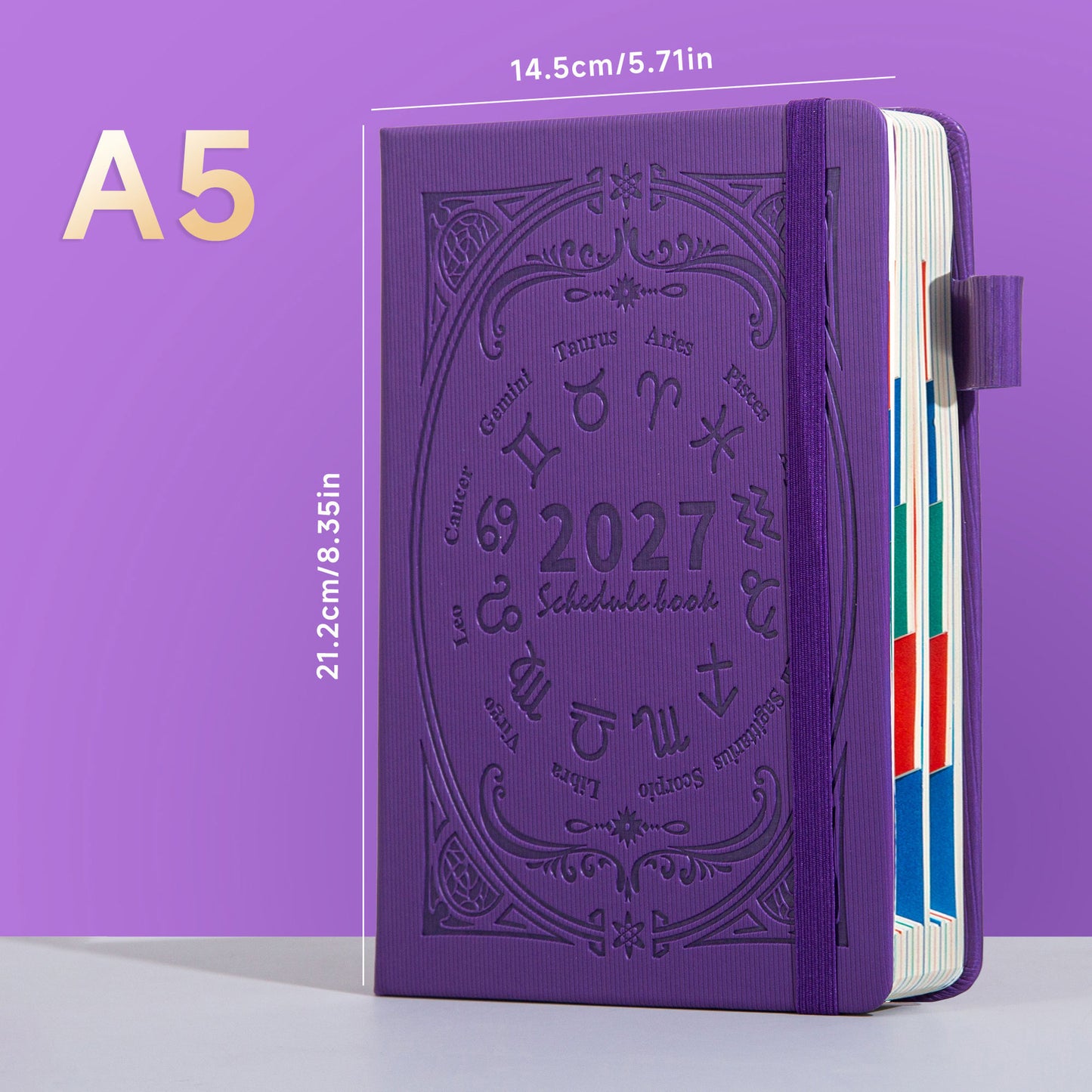 Zodiac Themed Daily Planner Notebook