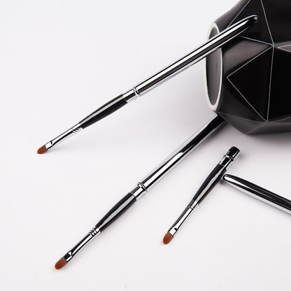 Portable makeup brush