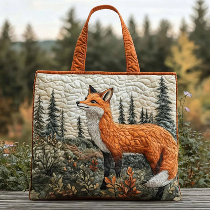 Handmade Embroidered Quilted Tote Bag with Jungle Animal and Book Patterns