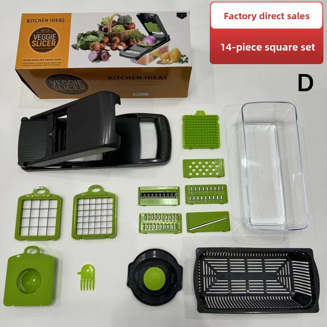 Multifunctional vegetable cutting artifact