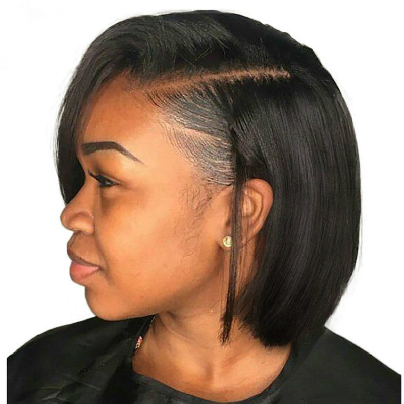 Short straight wig