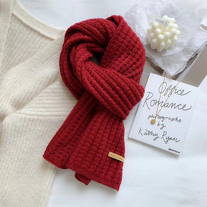 Korean Style Knitted Wool Scarf