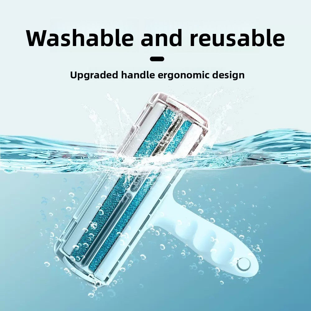 Roller lint remover brush