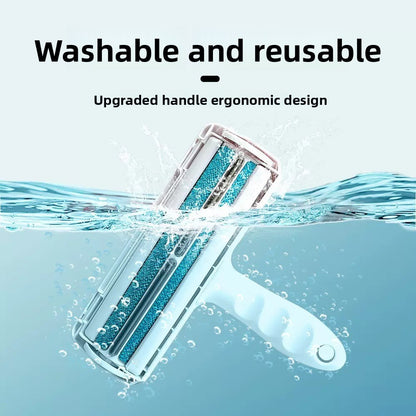 Roller lint remover brush
