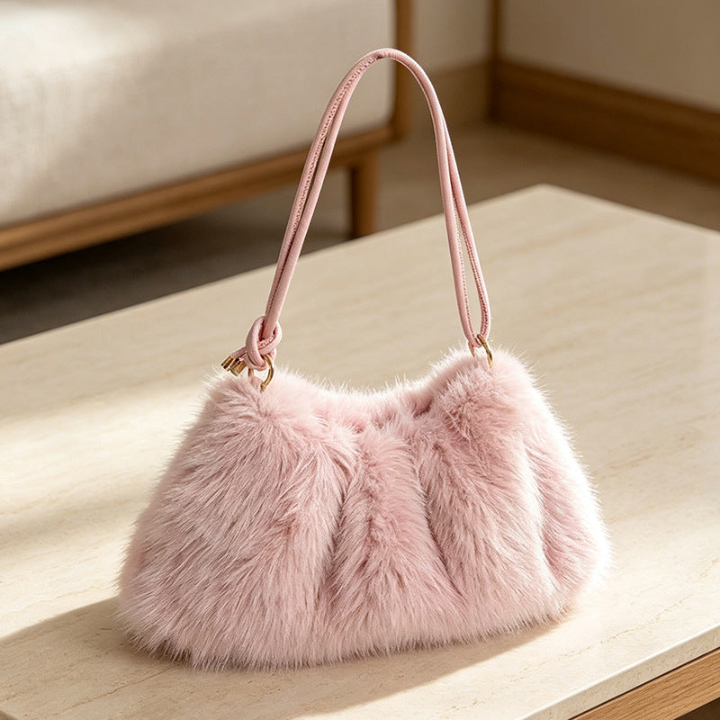 Plush Cloud Crossbody Bag for Women