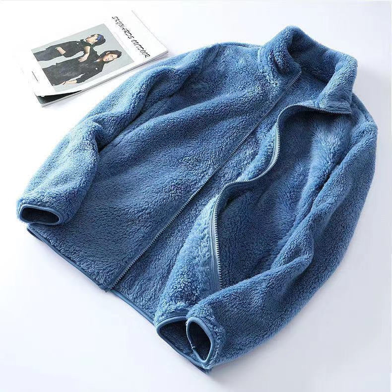 Double-Sided Plush Velvet Jacket