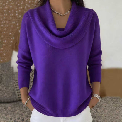 Womens Long Sleeve Pullover Sweater