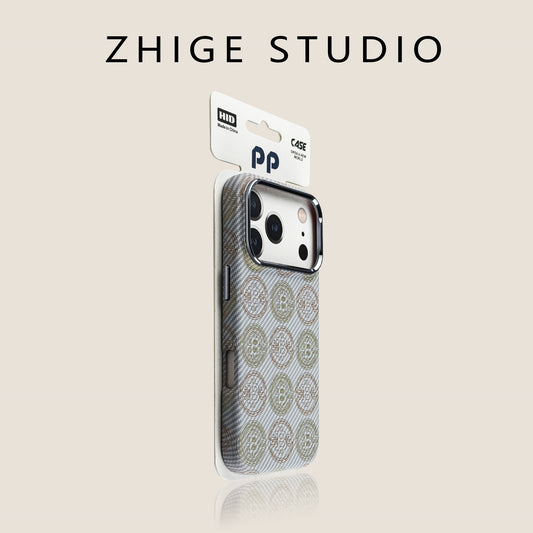 Magnetic Bitcoin Design Phone Case