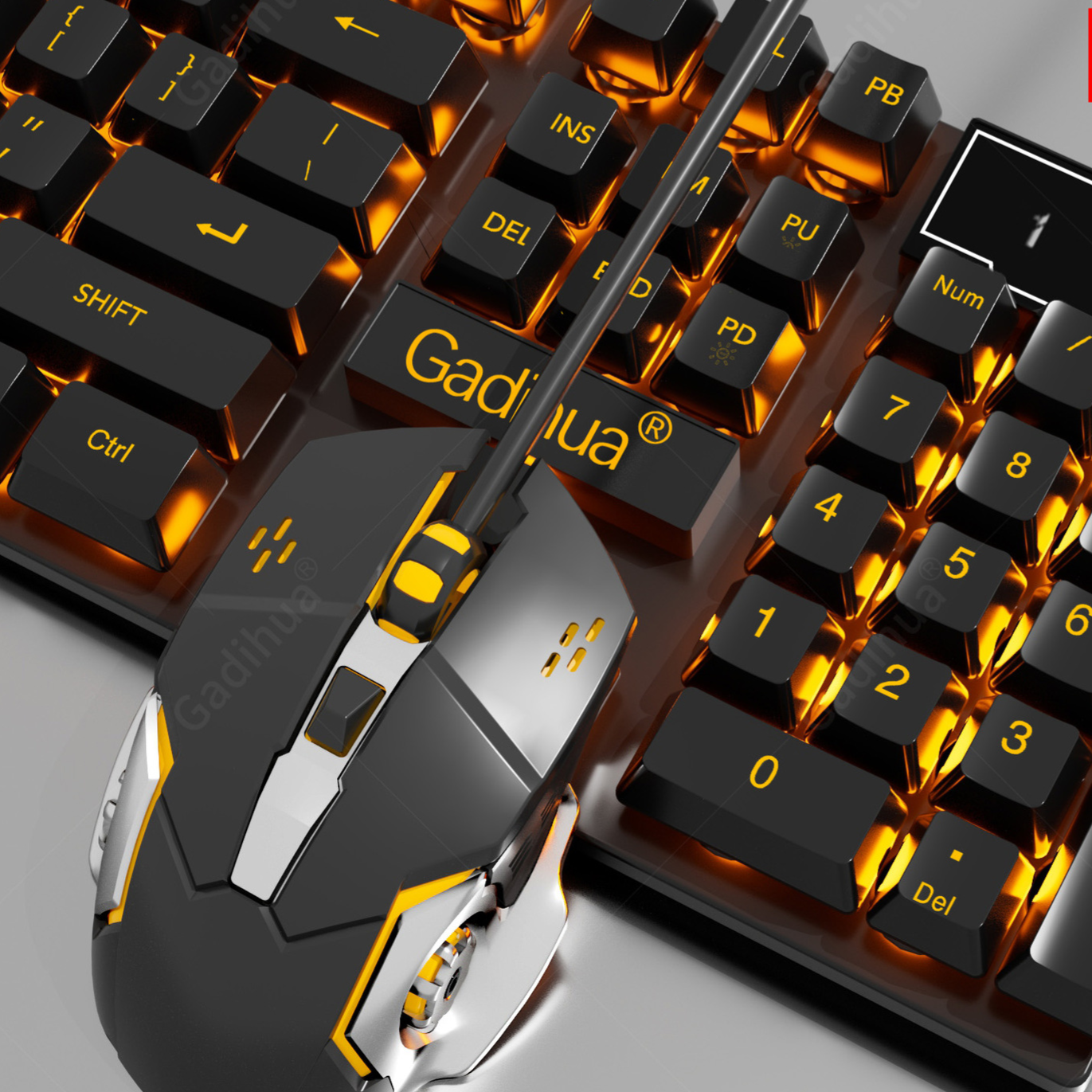 Mechanical Feel Gaming Keyboard and Mouse Set