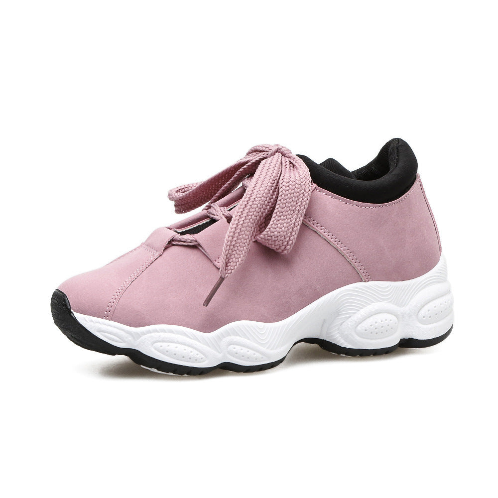 Women Casual Sports Shoes Thick Sole Running Sneakers