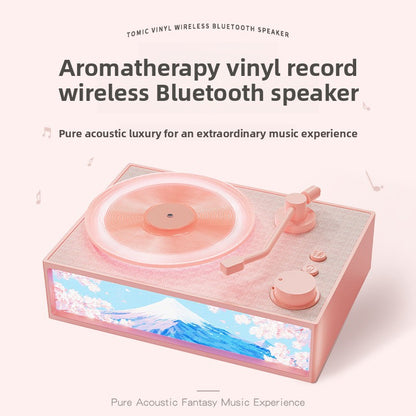 Retro Bluetooth Speaker with Aromatherapy Night Light